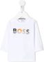 BOSS Kidswear T-shirt met lange mouwen Wit - Thumbnail 1
