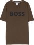 BOSS Kidswear T-shirt met logoprint Bruin - Thumbnail 1
