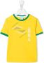 BOSS Kidswear T-shirt met logoprint Geel - Thumbnail 1