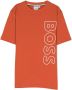 BOSS Kidswear T-shirt met logoprint Oranje - Thumbnail 1