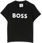 BOSS Kidswear T-shirt met logoprint Zwart - Thumbnail 1