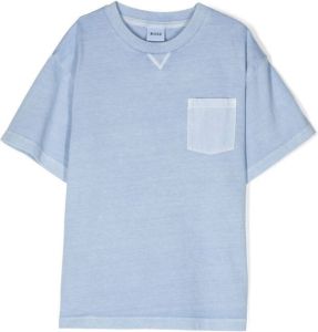 BOSS Kidswear T-shirt met opgestikte zak Blauw