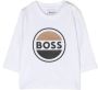 BOSS Kidswear Top met logoprint Wit - Thumbnail 1