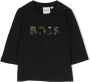 BOSS Kidswear Top met logoprint Zwart - Thumbnail 1