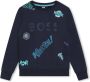 BOSS Kidswear Trui met borduurwerk Blauw - Thumbnail 1