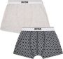 BOSS Kidswear Twee boxershorts met logoprint Blauw - Thumbnail 1