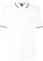 BOSS Poloshirt met logo-reliëf Wit - Thumbnail 1