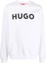 HUGO Sweater met logoprint Wit - Thumbnail 1