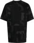 BOSS T-shirt met logoprint Zwart - Thumbnail 1