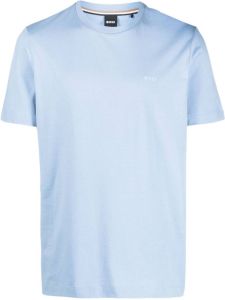BOSS T-shirt met logoprint Blauw