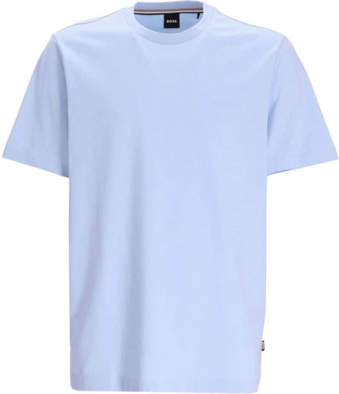 BOSS T-shirt met geborduurd logo Blauw