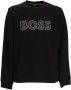 BOSS Sweater met logoprint Zwart - Thumbnail 1