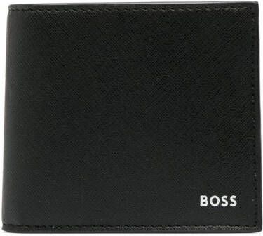 BOSS Portemonnee met logoprint Zwart