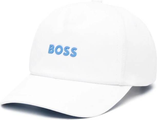 BOSS Honkbalpet met logo Wit