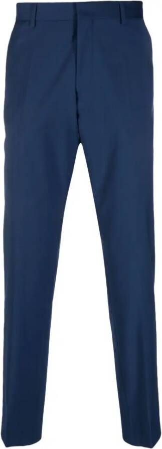BOSS Low waist pantalon Blauw