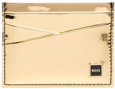 BOSS Metallic pasjeshouder Goud