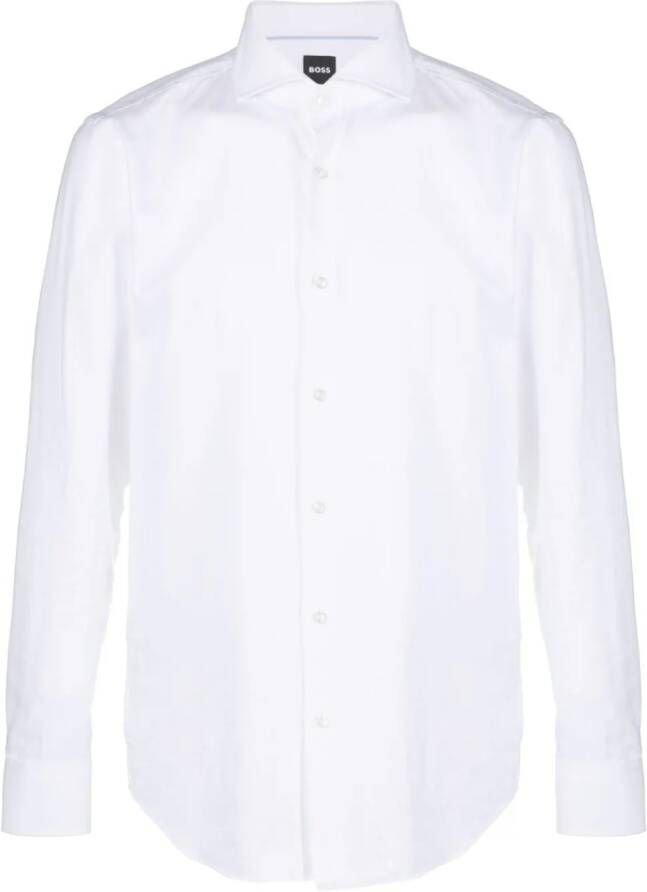 BOSS Overhemd met lange mouwen Wit