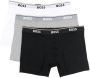 BOSS Drie boxershorts met logoband Zwart - Thumbnail 1