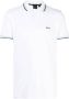 BOSS Katoenen poloshirt Wit - Thumbnail 1