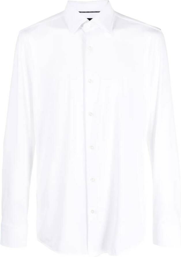 BOSS Overhemd met puntige kraag Wit