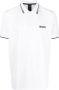 BOSS Poloshirt met geborduurd logo Wit - Thumbnail 1