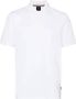 BOSS Poloshirt met geborduurd logo Wit - Thumbnail 1