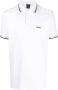 BOSS Poloshirt met geborduurd logo Wit - Thumbnail 1