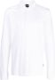 BOSS Poloshirt met lange mouwen Wit - Thumbnail 1