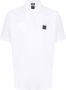 BOSS Poloshirt met logoprint Wit - Thumbnail 1