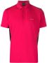BOSS Poloshirt met zijstreep Roze - Thumbnail 1