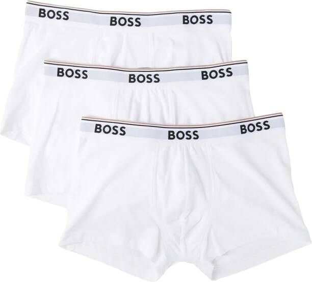 BOSS Set van drie boxershorts Wit