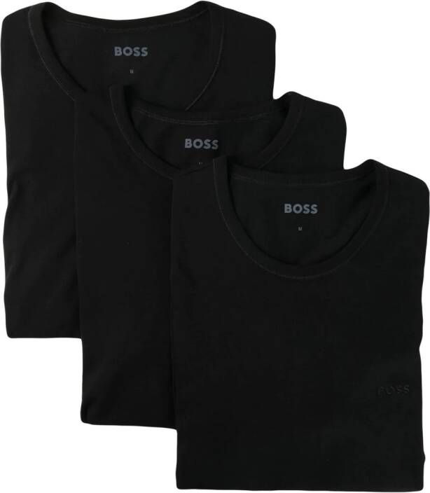 BOSS Set van drie T-shirts Zwart