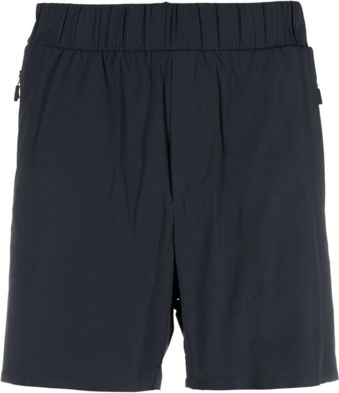 BOSS Shorts met elastische taille Blauw