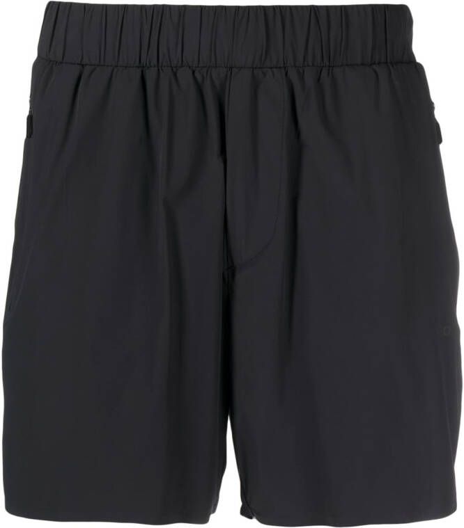 BOSS Shorts met elastische taille Grijs