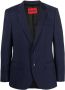 BOSS Blazer met enkele rij knopen Blauw - Thumbnail 1