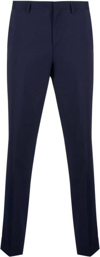 BOSS Slim-fit pantalon Blauw