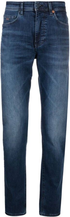 BOSS Slim-fit jeans Blauw