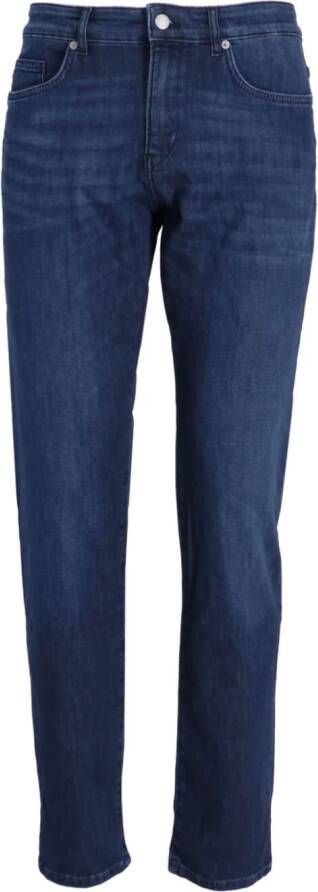 BOSS Slim-fit jeans Blauw