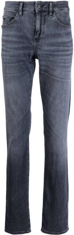BOSS Straight jeans Blauw