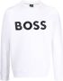 BOSS Sweater met logoprint Wit - Thumbnail 1