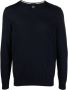 BOSS Sweater met ronde hals Blauw - Thumbnail 1