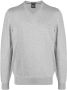 BOSS Sweater met V-hals Grijs - Thumbnail 1