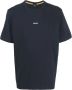 BOSS T-shirt met logoprint Blauw - Thumbnail 1
