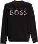 BOSS T-shirt met logoprint Zwart - Thumbnail 1