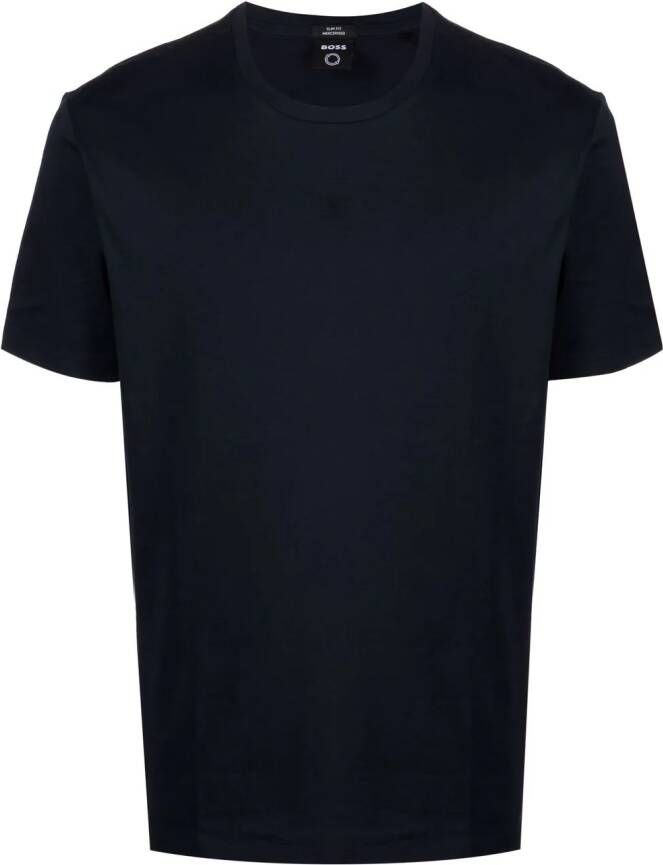 BOSS T-shirt met ronde hals Blauw