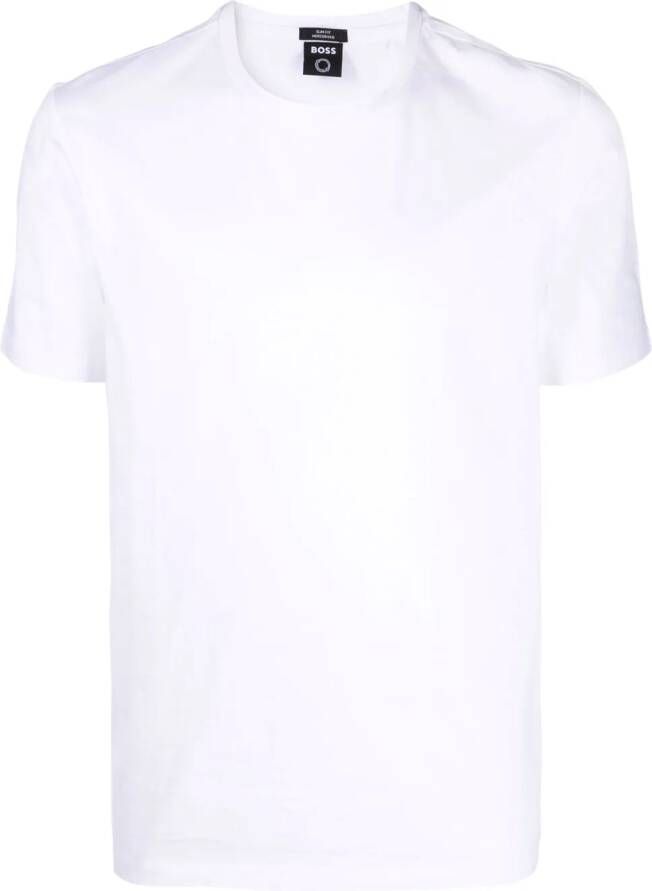 BOSS T-shirt met ronde hals Wit