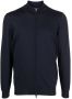 BOSS Fijngebreid vest Blauw - Thumbnail 1