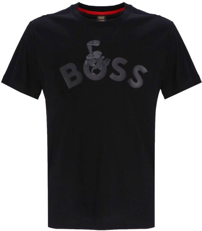 BOSS x Looney Tunes T-shirt met logoprint Zwart