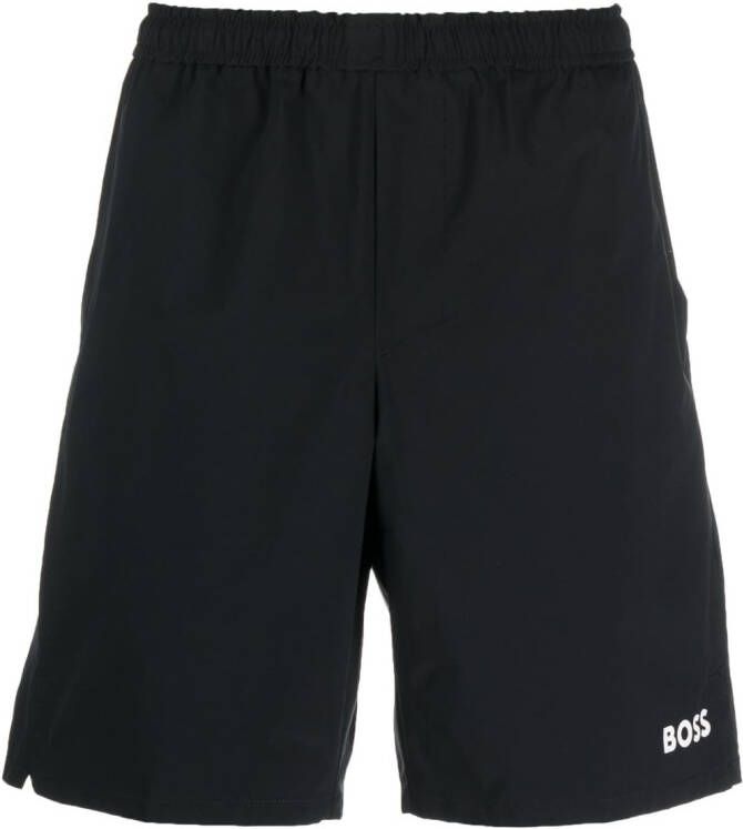 BOSS x Matteo Berrettini track shorts Zwart