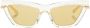Bottega Veneta Eyewear Classic zonnebril met cat-eye montuur Geel - Thumbnail 1